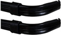 Yafa Home Fashion Heavy Duty Single Standard Adjustable Curtain Rod Hardware Included (Black, 48" - 86" [2PCS])