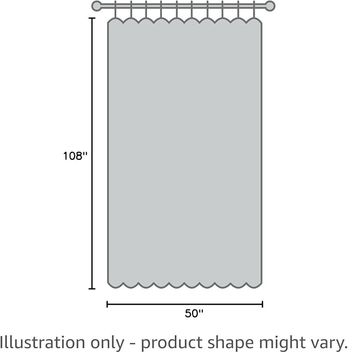 100% Blackout Shield Linen Blackout Curtains for Bedroom 108 Inches Long, Back Tab/Rod Pocket Living Room Drapes, Thermal Insulated Blackout Curtains 2 Panels Set, 50" W x 108" L, Navy