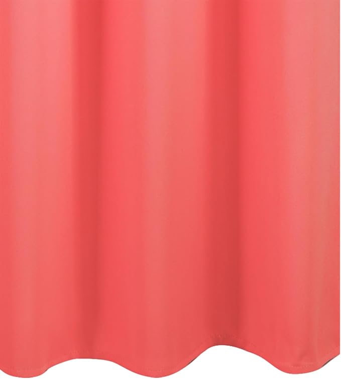 LEMOMO Blackout Curtains 66 x 72 Inch Long Coral Curtains Set of 2 Panels Room Darkening Curtains for Bedroom and Living Room