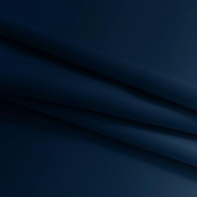 Yakamok Blue Ombre Curtains Room Darkening Grommet Curtains for Bedroom, Light Blocking Thermal Insulated Window Drapes for Living Room(2 Panels, 52x90 Inch)