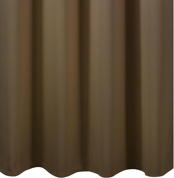 LEMOMO Brown Blackout Curtains 52 x 63 Inch Length/Set of 2 Curtain Panels/Thermal Insulated Room Darkening Curtains for Bedroom and Living Room