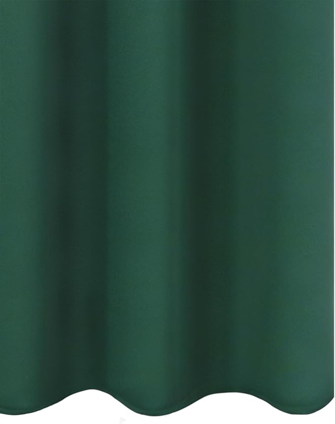 LEMOMO Blackout Curtains 52 x 120 Inch Long Dark Green Curtains Set of 2 Panels Room Darkening Curtains for Bedroom and Living Room