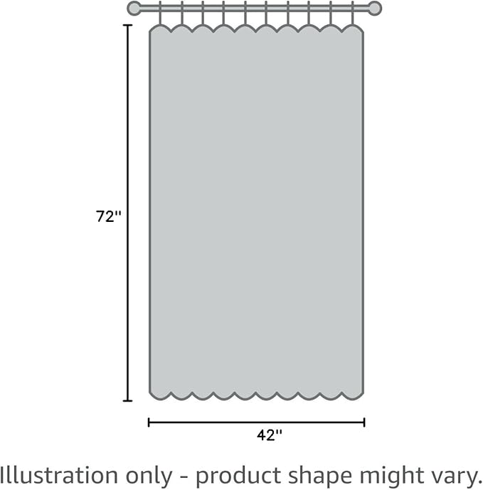 Estelar Textiler Brown and Greyish White Blackout Curtains for Living Room, Full Room Darkening Grommet Ombre Curtains for Bedroom, Thermal Insulated Light Blocking Gradient Drapes, 42Wx72L, 2 Panels