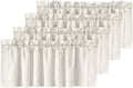 H.VERSAILTEX Blackout Valances for Windows,Kitchen Curtains Valances for Living Room/Bedroom/Bathroom Privacy Decorative Rod Pocket Short Window Valance Curtains, 52" W x 18,4 Panels, Ivory/Cream