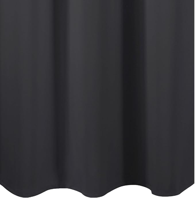 LEMOMO Dark Grey Thermal Blackout Curtains/38 x 84 Inch/Set of 2 Panels Room Darkening Curtains for Bedroom