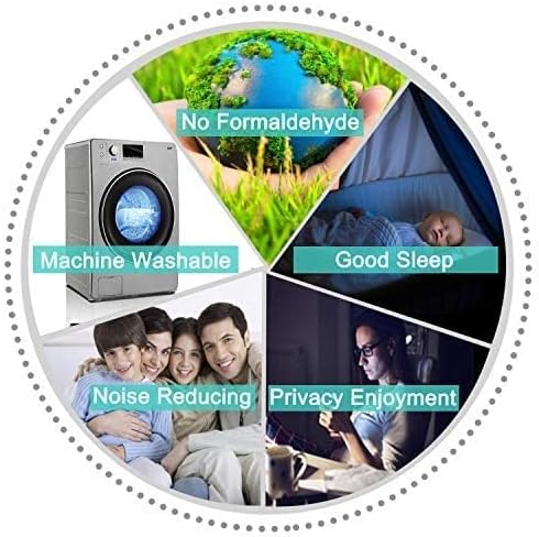 Yakamok Blackout Curtains Room Darkening Thermal Insulated Window Panels,Solid Grommet Top Drapes for Bedroom/Living Room(62Wx96L, Aqua, 2 Panels)
