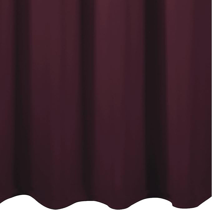 LEMOMO Burgundy Red Blackout Curtains/42 x 72 Inch/Set of 2 Panels Room Darkening Curtains for Bedroom