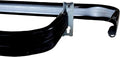 Yafa Home Fashion Heavy Duty Single Standard Adjustable Curtain Rod Hardware Included(Black, 66"-128")