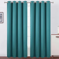 LEMOMO Blackout Curtains 52 x 120 Inch Long Sea Teal Curtains Set of 2 Panels Room Darkening Curtains for Bedroom and Living Room