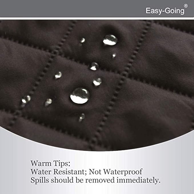 Easy-Going Chair Sofa Slipcover Reversible Sofa Cover Water Resistant Couch Cover Furniture Protector Cover with Elastic Straps for Pets Kids Children Dog Cat (Chair, Chocolate/Chocolate)