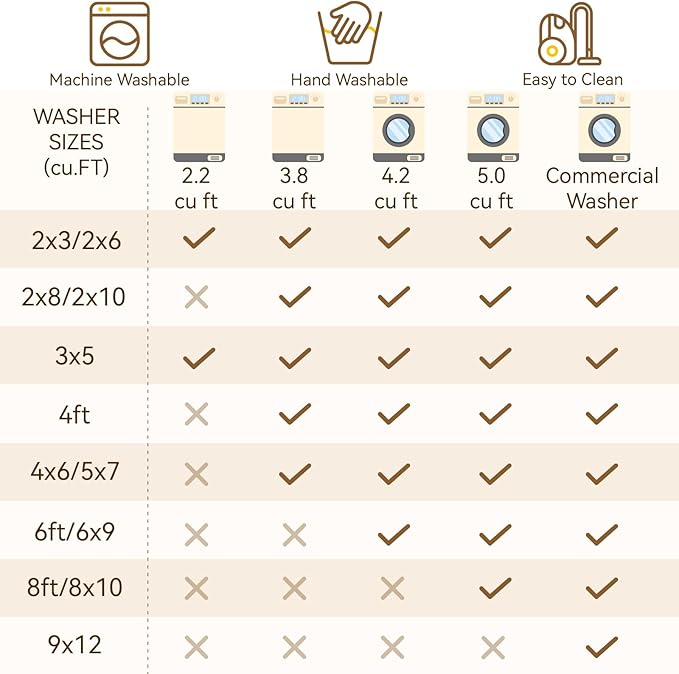 Washable Area Rugs Square 8ft Non-Slip Modern Abstract Soft for Living Room Entryway Bedroom Nursery, Print Pattern, Black Navy Blue Gray