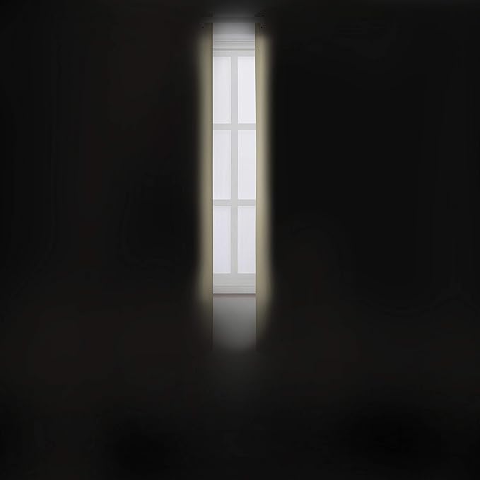 LEMOMO Beige Thermal Blackout Curtains/38 x 54 Inch/Set of 2 Panels Room Darkening Curtains for Bedroom