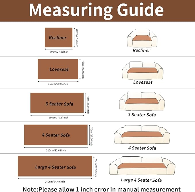 Couch Covers for Dogs Washable, Non Slip Couch Covers for Loveseat Sofa Pet Friendly, Soft Fuzzy Sofa Covers for Pet, Dog Couch Cover Furniture Protector(1PC,Dark Brown,27.6"x82.7")