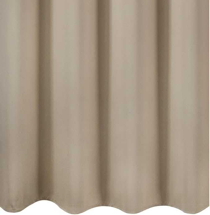 LEMOMO Blackout Curtains 66 x 72 Inch Long Khaki Curtains Set of 2 Panels Room Darkening Curtains for Bedroom and Living Room