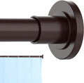 CorkLatta Bronze Shower Curtain Rod 31 to 68 Inch,1 Inch Diameter Adjustable Spring Tension Stainless Steel Telescoping Rod,Easy Install,No Rust