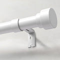 Extra Long Curtain Rods for Windows 32 to 240 Inch, 1 Inch White Curtain Rod, Heavy Duty Curtains Rods for Patio, Farmhouse, Bedroom, Living Room, Adjustable Metal Curtains Rod (A1,White,32"-240")