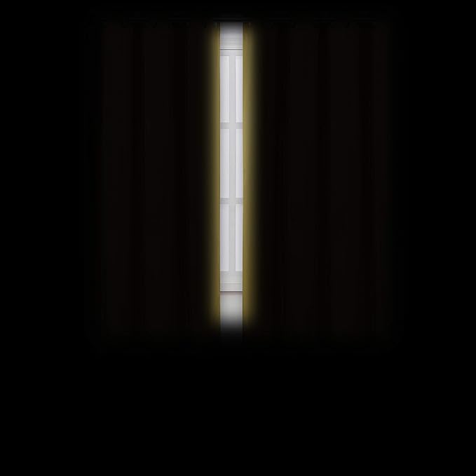 LEMOMO Yellow Blackout Curtains 40 x 63 Inch Length/Set of 2 Curtain Panels/Thermal Insulated Room Darkening Blackout Curtains for Bedroom
