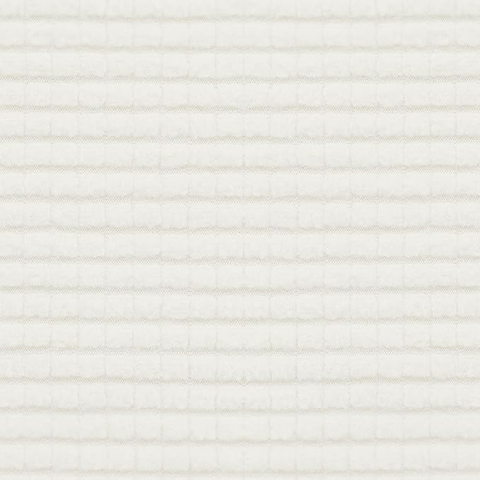 Easy-Going Stretch 4 Seater Sofa Slipcover 1-Piece Sofa Cover Furniture Protector Couch Soft with Elastic Bottom for Kids, Polyester Spandex Jacquard Fabric Small Checks Cream