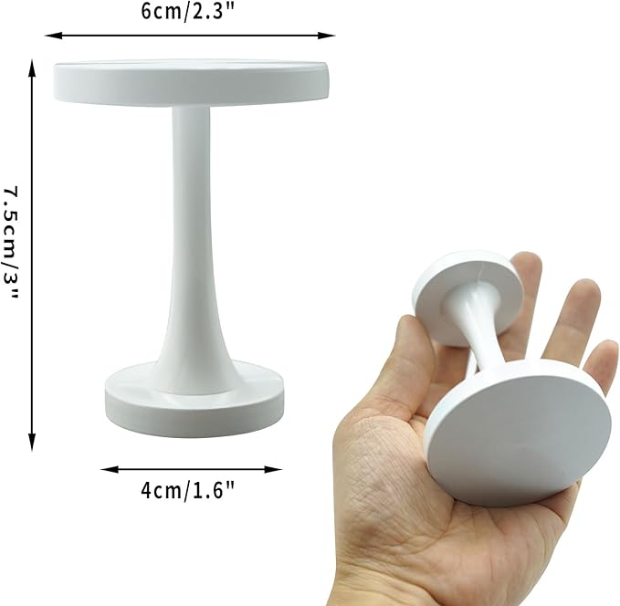 Curtain Tiebacks 2 Pack Curtain Holdbacks Zinc Alloy Curtain Tie Backs Wall Mounted with Screws, Decorative Curtain Hooks for Drapes Stylish White Curtain Holders for Home Office Decor