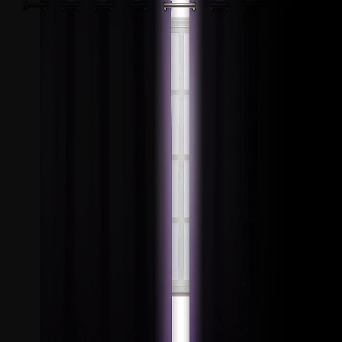 LEMOMO Blackout Curtains 52 x 95 inch/Lavender Curtains Set of 2 Panels/Thermal Insulated Room Darkening Bedroom Curtains