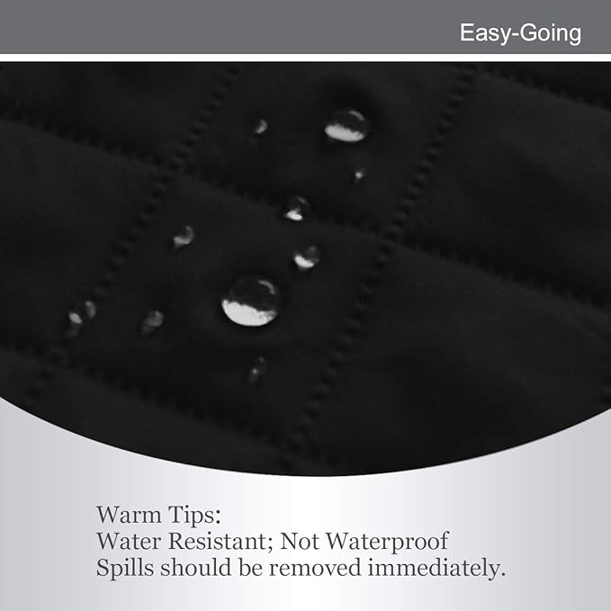 Easy-Going Recliner Chair Slipcover Reversible Sofa Cover Water Resistant Couch Cover Furniture Protector with Elastic Straps for Pets Dog (Recliner, Black/Black)