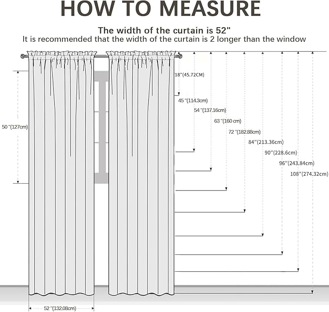 youleyar Solid Sheer Rod Pocket Curtain Voile Draperies 2 Panels White Beige Black Grey Coffee 52 Inch Width 45 Inch Long 1 Pair for Kitchen Bedroom Children Living Room Yard(Charcoal Grey,52Wｘ45L)