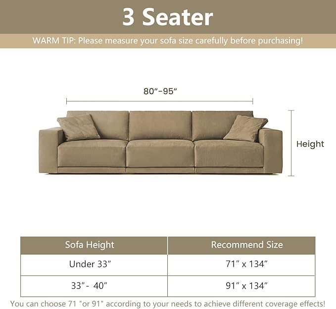 MYSKY HOME Boho Couch Cover Deep Chocolate Sofa Covers with Tassel Farmhouse Sofa Slipcover Simple Couch Protector for Dogs Chenille Sectional Couch Covers L Shaped Couch Cushion Covers, 71"x 134"