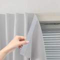 Blackout Curtains for Bedroom Sticky Curtain Blackout Window Cover Self Adhesive Curtains Rod No Drillng, 59" W X 96" L, Light Grey, 1 Panel
