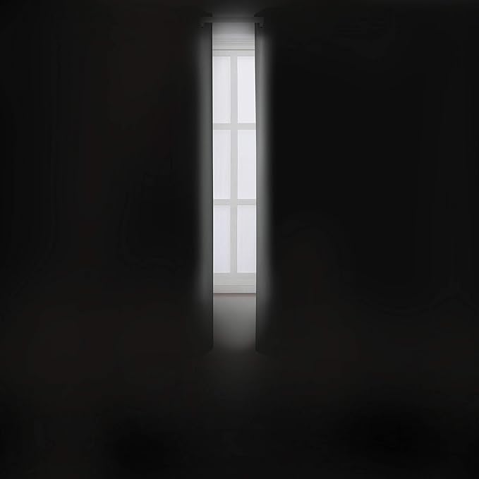 LEMOMO Grey Blackout Curtains 42 x 63 Inch Length/Set of 2 Curtain Panels/Thermal Insulated Room Darkening Blackout Curtains for Bedroom