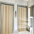 RYB HOME Curtains for Bedroom 84 inches Long 2 Panels Set, Privacy Thermal Insultaed Sunlignt Heat Blocking Drapes for Nursery Rental Room, Width 42 by Length 84, Biscotti Beige
