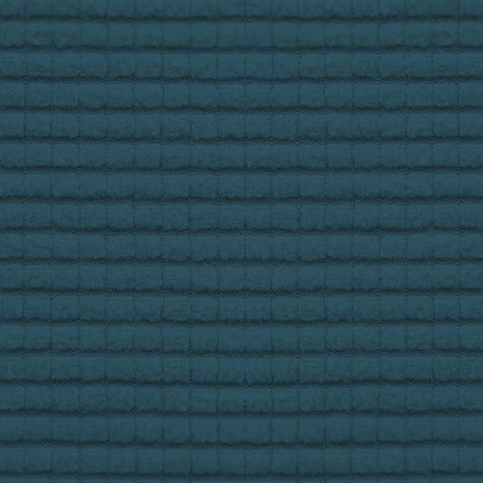 Easy-Going Stretch 4 Seater Sofa Slipcover 1-Piece Sofa Cover Furniture Protector Couch Soft with Elastic Bottom for Kids, Polyester Spandex Jacquard Fabric Small Checks Deep Teal