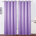 LEMOMO Blackout Curtains 52 x 95 inch/Lavender Curtains Set of 2 Panels/Thermal Insulated Room Darkening Bedroom Curtains