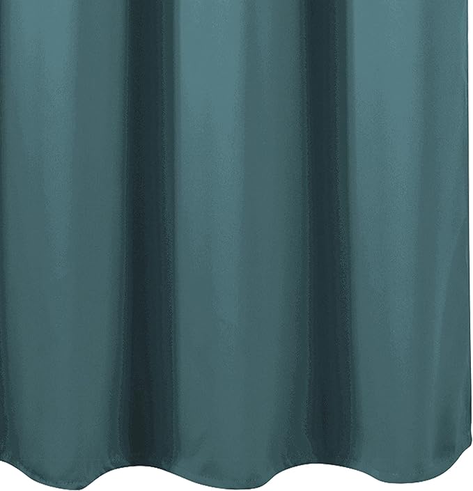 LEMOMO Blackout Curtains 52 x 45 inch/Sea Teal Curtains Set of 2 Panels/Thermal Insulated Room Darkening Bedroom Curtains