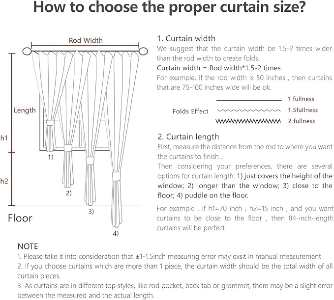 Joydeco Linen Curtains 90 Inch Length 2 Panels Set for Bedroom, Light Filtering Drapes for Living Room,Linen Blend Curtains 52 Inches Wide with Rod Pockets Back Tab (W52 x L90 Inch, Natural)