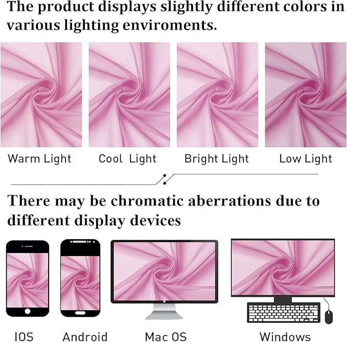 Lecloud Light Pink Sheer Curtains 78 Inches Long 2 Panels Set, Soft Voile Light Filtering Curtain, Airy Window Drapes with Rod Pocket for Living Room Bedroom Dining Room, Each Panel 42" W x 78" L