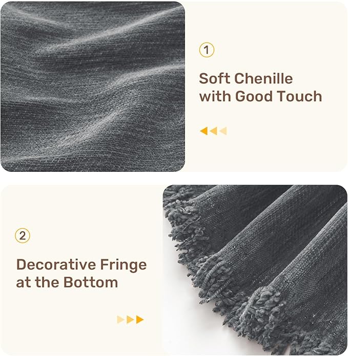 Sectional Couch Covers, 2 Pieces Washable L Shaped Couch Covers Sofa Blanket for Dogs Pet Friendly Sectional Sofa Slipcovers Furniture Covers,71"x 102"+ 71"x 110",(Large,Dark Gray)