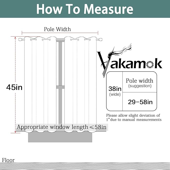 Yakamok Light Blocking Window Blackout Curtains Thermal Insulated Room Darkening Drapes for Bedroom,Solid Grommet Top Window Panels, 38x45 Inch, Pink, One Pair