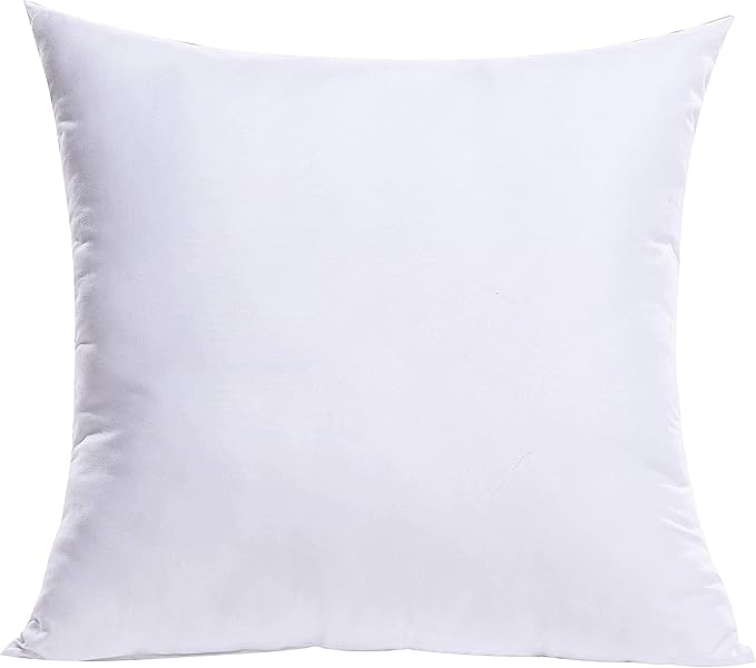 MIULEE Throw Pillow Insert Premium Pillow Stuffer Sham Square for Decorative Cushion Bed Couch Sofa 24x24 Inch