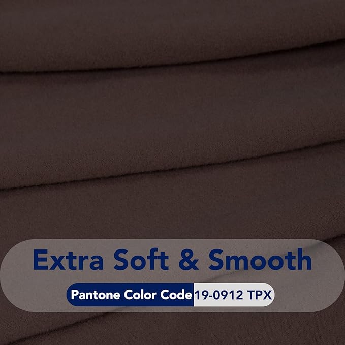 PureFit Super Stretch Loveseat Recliner Sofa Couch Cover with Pocket 2 Seats Non Slip Soft Sofa Slipcover, Washable Reclining Furniture Protector for Pets (Medium, Chocolate)