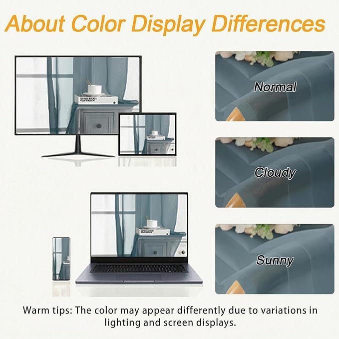 Gwine Sheer Curtains 72 Inch Length - Light Filtering Rod Pocket Window Curtain Panels for Bedroom, Elegant Soft Voile Living Room Sheer Drapes, Each 42Wx72L, 2 Panels, Dusty Blue