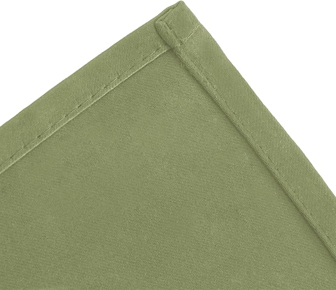LEMOMO Sage Green Thermal Blackout Curtains/52 x 72 Inch/Set of 2 Panels Room Darkening Curtains for Bedroom