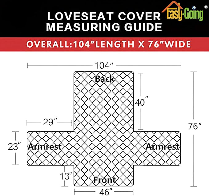 Easy-Going Reversible Loveseat Couch Cover for 2 Cushion Couch Sofa Cover for Dogs Water Resistant Furniture Protector with Foam Sticks Elastic Straps for Pet (Loveseat, Chocolate/Chocolate)