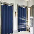 RYB HOME Blackout Curtains for Bedroom 84 inches Long 2 Panels Set, Privacy Thermal Insultaed Sunlignt Heat Blocking Drapes for Nursery Rental Room, Width 42 by Length 84, Navy Blue