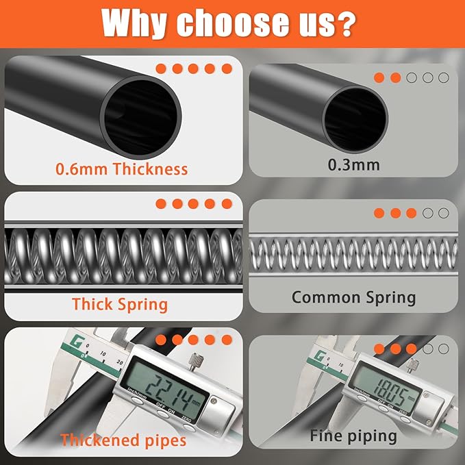 AIZESI Black 2pcs Spring Tension Rods 17 to 26 Inch, Small Curtain Rods No Drilling, Adjustable Curtain Rod Non-Slip, Short Tension Rod Non-Slip For Windows Closet Bedroom Kitchen