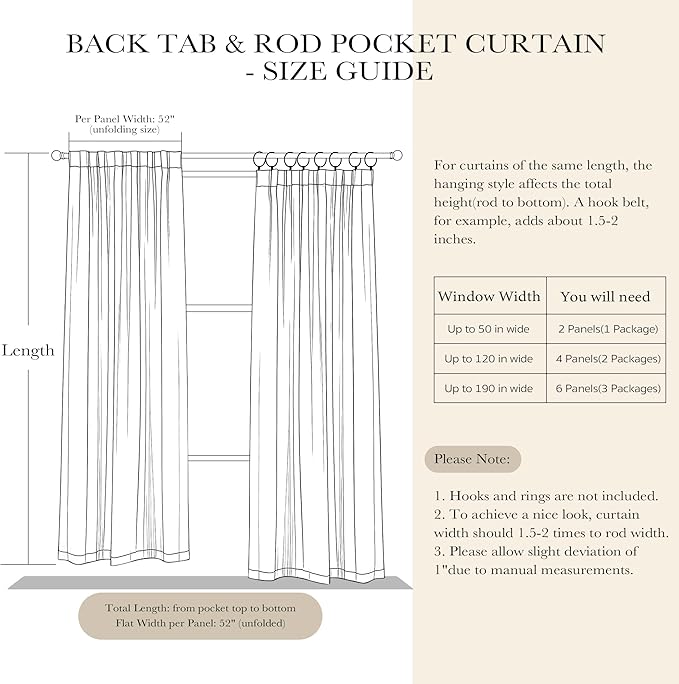 PONY DANCE Blackout Curtains 84 inches Long 2 Panels Set - Thermal Insulated Back Tab/Rod Pocket Drapes for Bedroom and Living Room, 52 Inches Wide, Gray