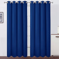 LEMOMO Blackout Curtains 52 x 84 inch/Royal Blue Curtains Set of 2 Panels/Thermal Insulated Room Darkening Bedroom Curtains
