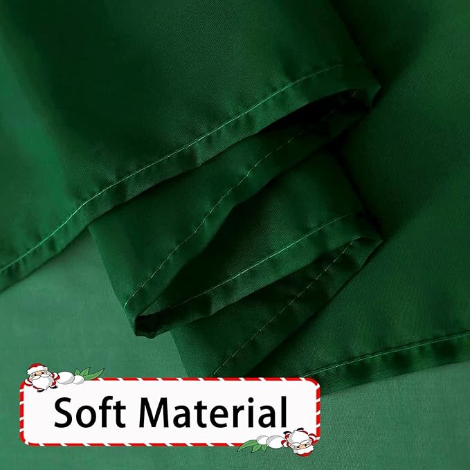 SpaceDresser Foliage Green Sheer Curtains 4 Panels Rod Pocket Semi-Sheer Curtain 45 Inches Long Light Filtering Voile Window Drapes for Bedroom Living Room Kitchen, Each 52W x 45L