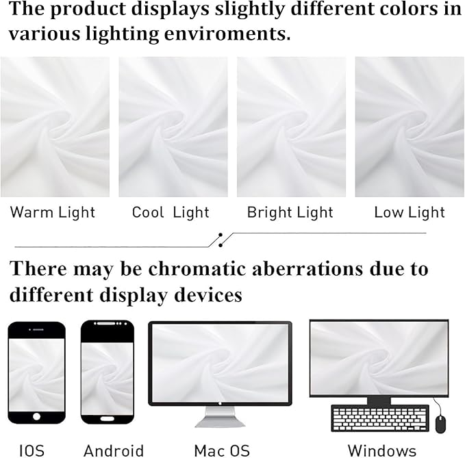 Lecloud Sheer White Curtains 45 Inch Length 2 Panels, Airy Voile Short Curtains for Small Windows, Light-Filtering Curtain for Bedroom Bathroom Kitchen, Each Panel 42 X 45 Inch