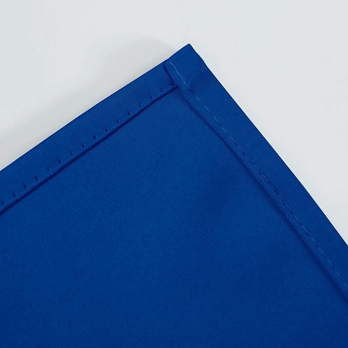 LEMOMO Blackout Curtains 52 x 90 Inch Long Royal Blue Curtains Set of 2 Panels Room Darkening Curtains for Bedroom and Living Room