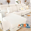 Soothing Home Sofa Covers, Sofa Hero Covers, Wear-Resistant Universal Couch Covers Washable Stretch Sectional Couch Cushion Covers (White,Headrest Cover)